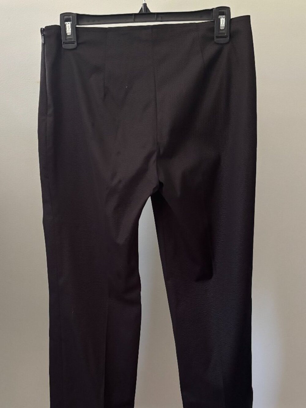 Trina Turk Black Crystal-Hem Cropped Pants — Size 2 Like New - Picture 3 of 5